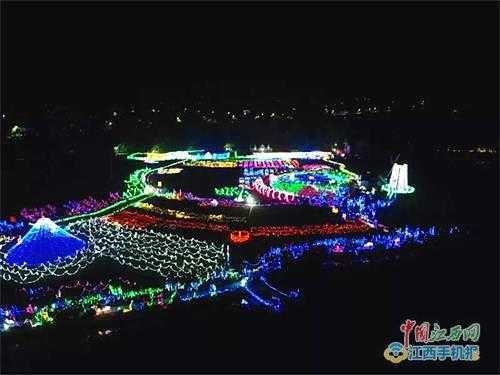 双月湾湿地公园首届梦幻灯光节绚烂绽放(图)